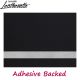 Laserable Leatherette Sheet With Adhesive - Black/Silver