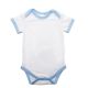 Sublimation Onesie With Blue Trim