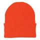 Cuffed Knit Beanie - Orange