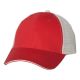 Sandwich Bill Trucker Cap - Red/White