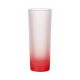 Frosted Sublimation Shot Glass - Red