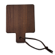 Laserable Wood Bottle Opener Square - Walnut