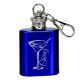 Laserable 1oz. Mini Keychain Flask - BL