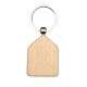 Laserable Wood Keychain - House