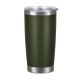 20 oz. Powder Coated Laserable Tumbler - Olive Green