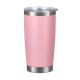 20 oz. Powder Coated Laserable Tumbler - Flamingo Pink