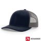 Richardson - 112 Snapback Trucker Cap - Navy/ Charcoal