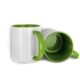 11oz Colored Ceramic Sublimation Mug - Light Green