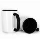 15oz Colored Ceramic Sublimation Mug - Black