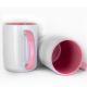 15oz Colored Ceramic Sublimation Mug - Pink