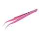 Curved Tip Tweezers - Pink